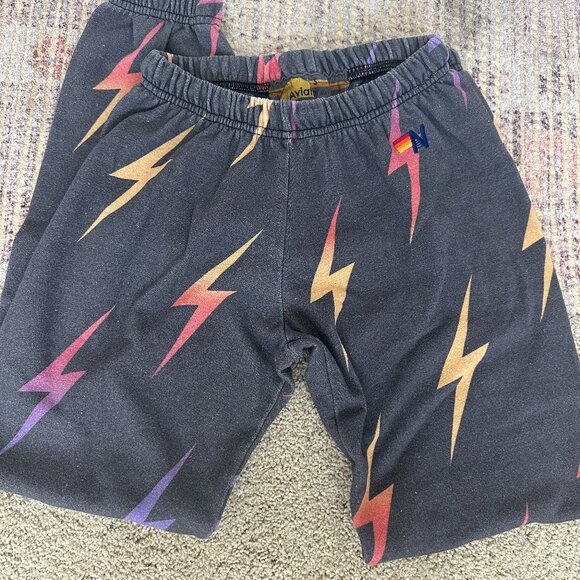 AVIATOR NATION | Lightning Bolt Sweatpants (Size S) - Picture 2 of 5